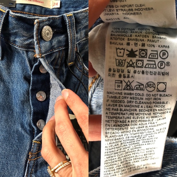 NWT Levi’s Wedgie Straight Crop Ankle Jeans - Picture 8 of 8